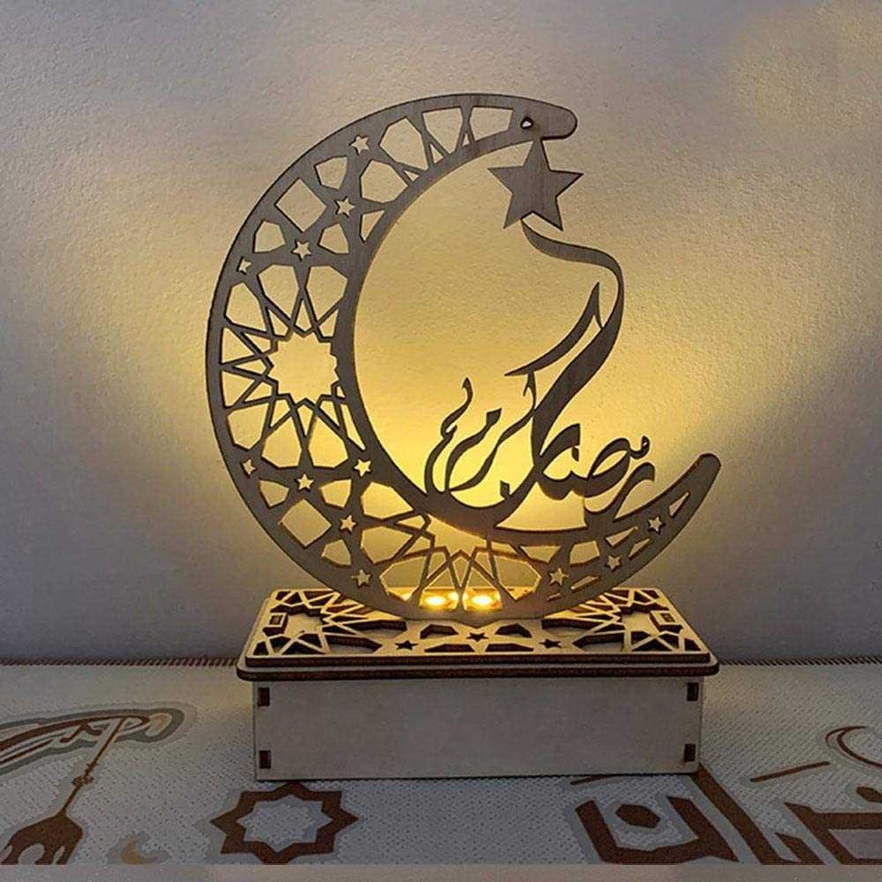 Décoration en bois placage peuplier - Ramadan Kareem