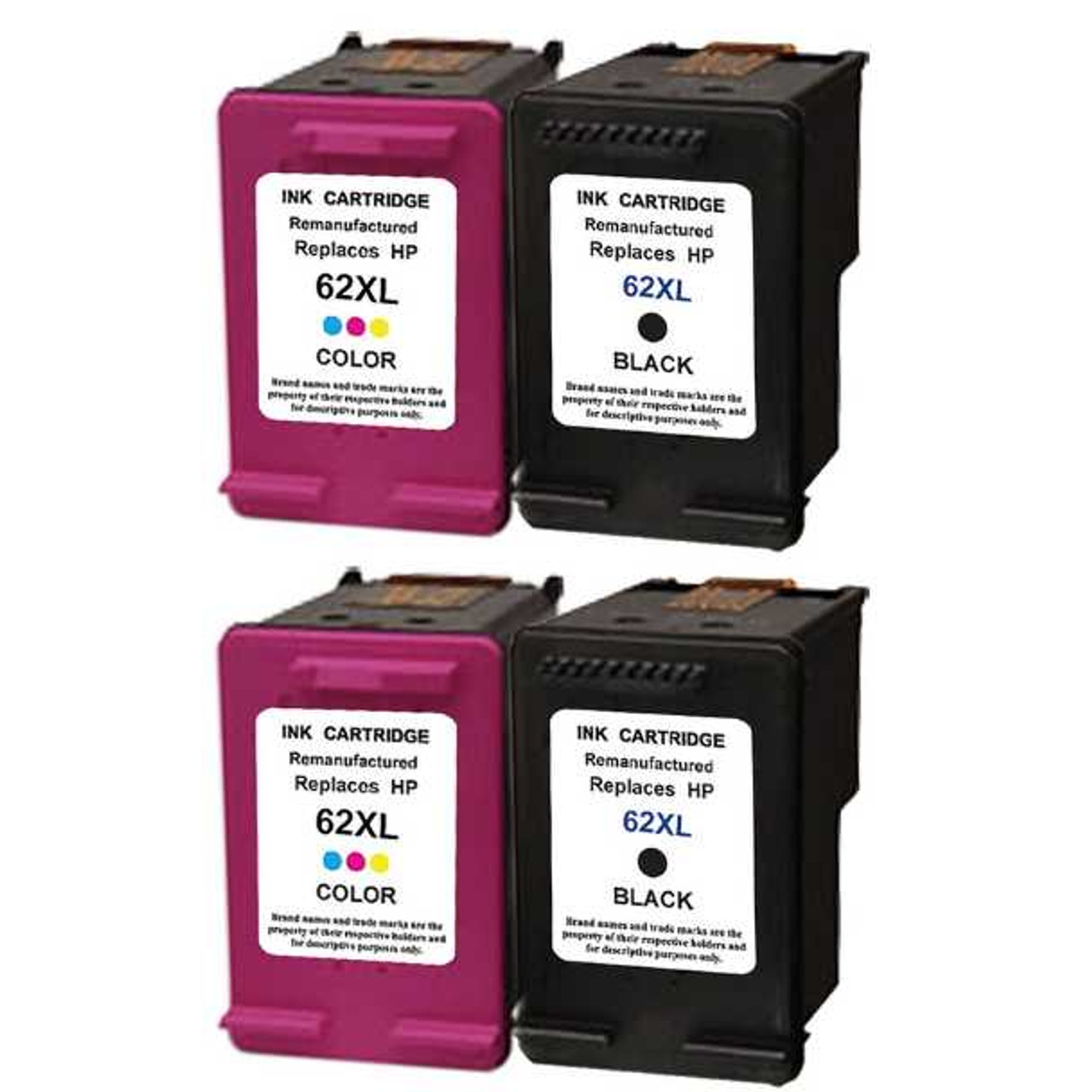 Compatible Maxi Combo Pack HP 62XL Ink Cartridge