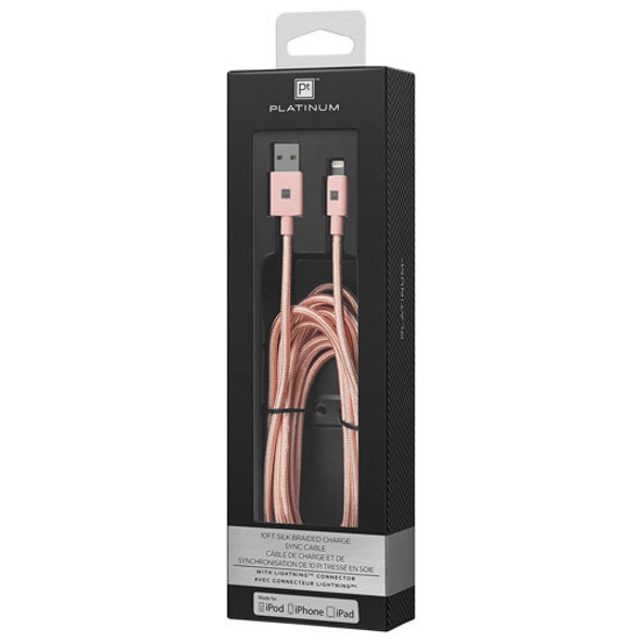 Platinum Apple MFi Certified Braided 3m (10 ft.) Lightning Cable