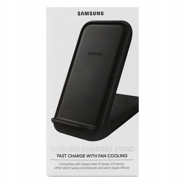 Samsung EP-N5200TBEGUS 15W Fast Charge 2.0 Wireless Charger Stand With Fan Cooling