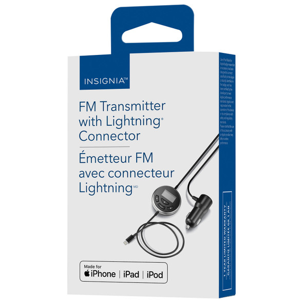 INSIGNIA FM Transmitter with Lighting Connector