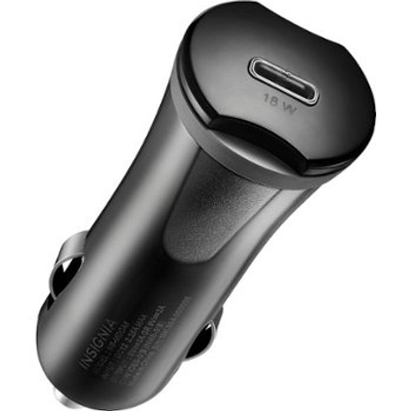 INSIGNIA Type-C Fast Car Charger Adapter 18W