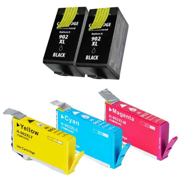 Compatible Maxi Combo Pack of HP 902XL Ink Cartridge - Eco Ink Ink Cartridge