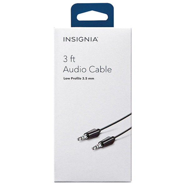 INSIGNIA 0.9m (3 ft.) Auxiliary Cable  - Black