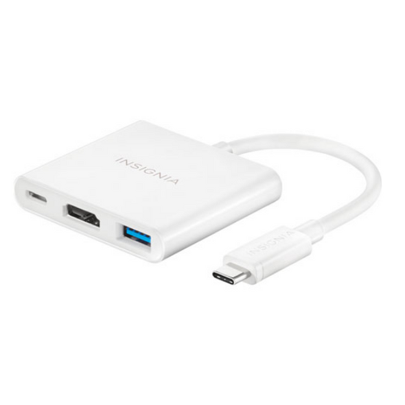 INSIGNIA - USB-C AV Multiport Adapter with 4K HDMI and Power Delivery