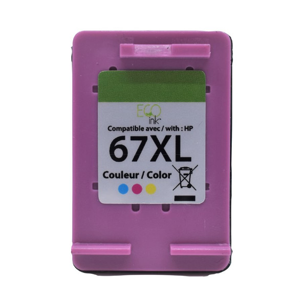 Compatible HP 67XL Tricolor Ink  Cartridge - Eco Ink