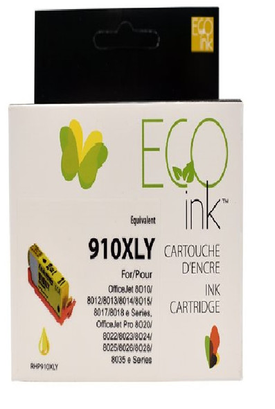 Compatible HP 910XL Yellow Ink  Cartridge - Eco Ink