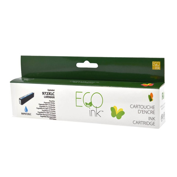 Compatible HP 972 XL Cyan Ink  Cartridge - Eco Ink