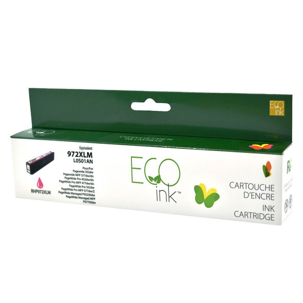 Compatible HP 972 XL Magenta Ink  Cartridge - Eco Ink