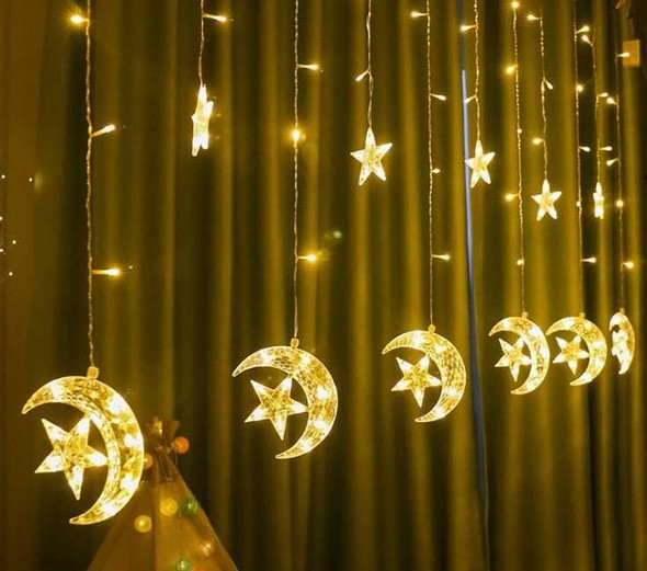 Star window curtain lights