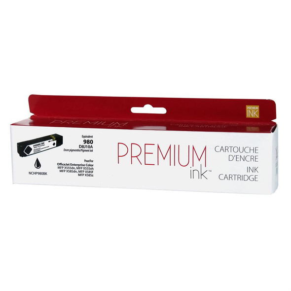 Compatible HP 980 XL Black  Ink  Cartridge - Premium  Ink