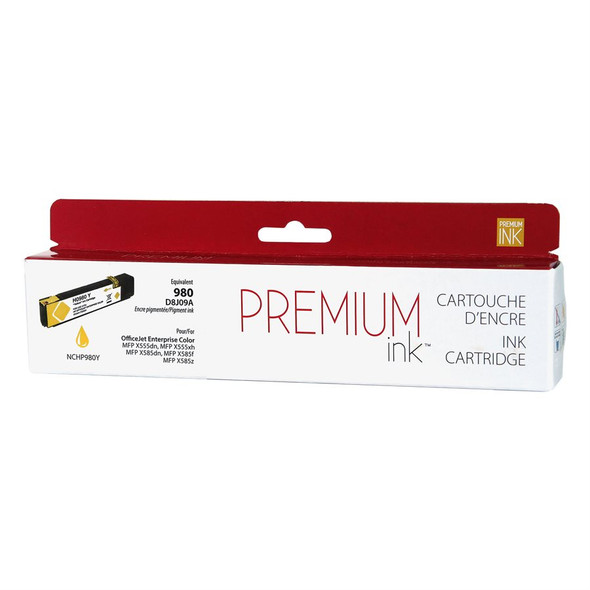 Compatible HP 980 XL Yellow Ink  Cartridge - Premium  Ink