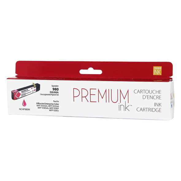 Compatible HP 980 XL Magenta Ink  Cartridge - Premium  Ink