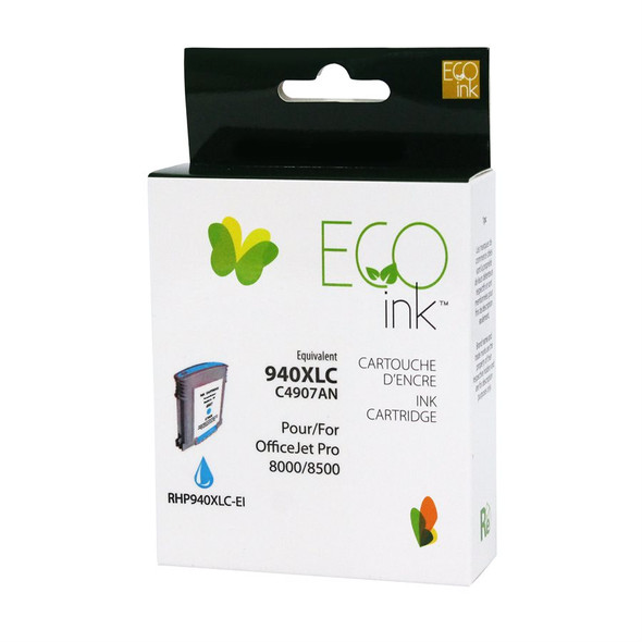 Compatible HP 940XL Cyan Ink  Cartridge - Eco Ink
