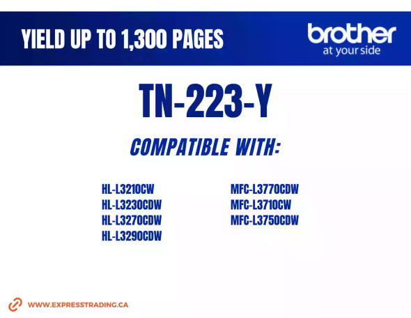 TN223y Compatible