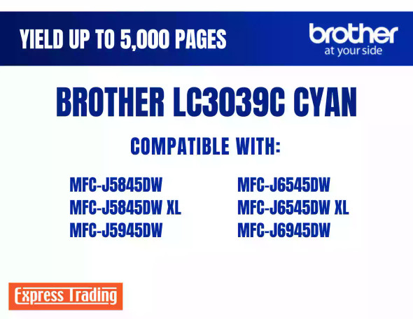 Brother lc3039 ink cartridges