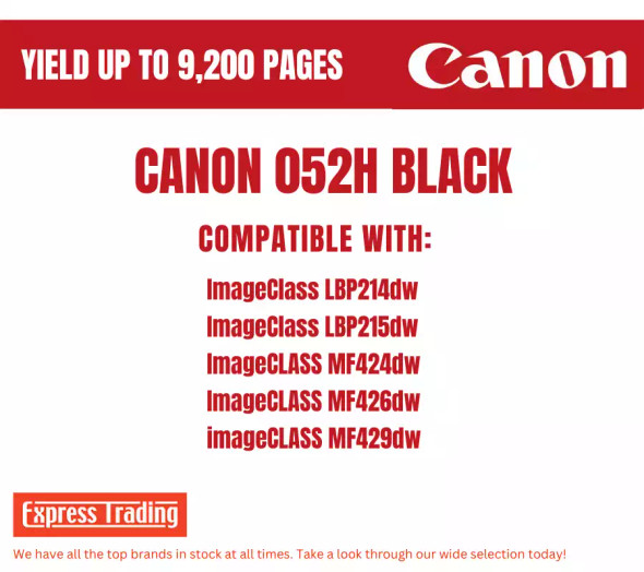 Canon 052 toner cartridge compatible