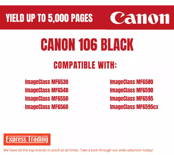 Canon 106 black toner cartridge