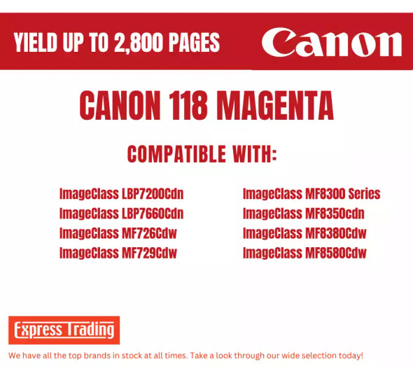 Compatible canon 118 toner cartridges