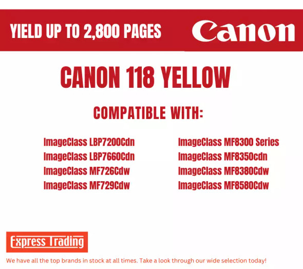 Compatible canon 118 toner cartridges