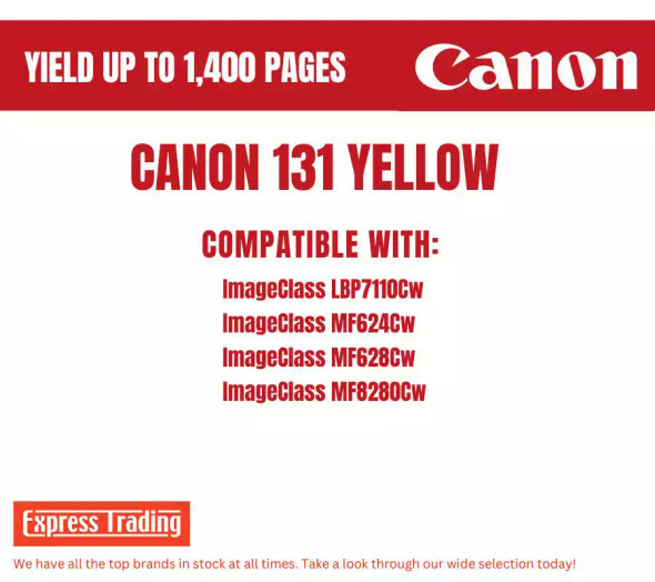 Canon cartridge 131 yellow