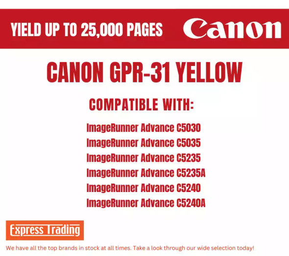 Canon gpr 31 toner