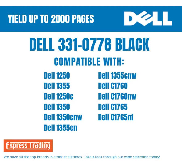 Dell 331 0778 Compatible