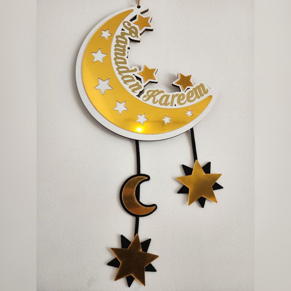Serene Ramadan Kareem Hanging Signs