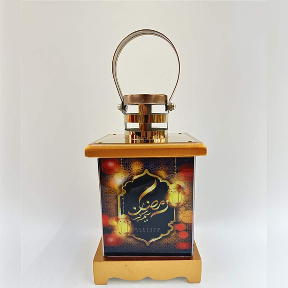Enhance your Ramadan experience with our Muslim LED Lantern Lamp adorned with beautiful Arabic script.