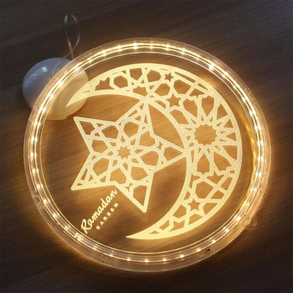 Ramadan Hanging Light Battery Operated Decoration Lamp 3D Acrylic