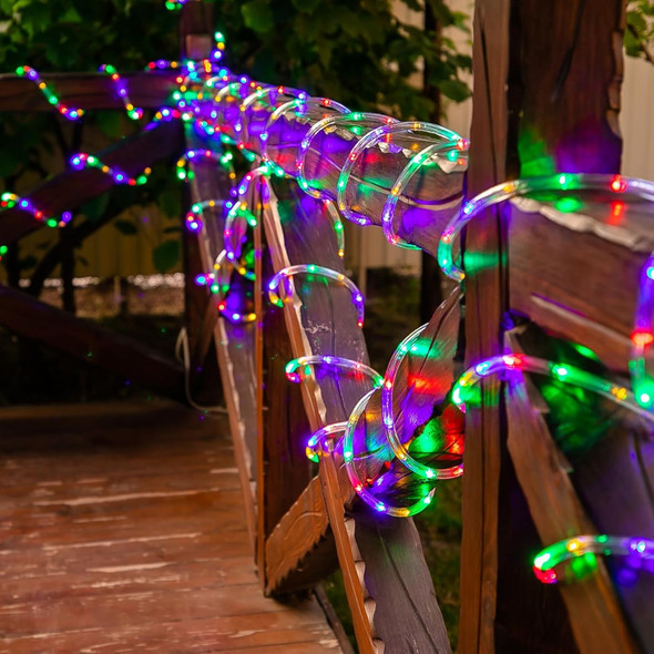 Multicolor 10m LED Rope Lights Holiday Decorations, Tube Lights Waterproof -