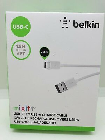 Belkin Type-C charging and data sync cable 1.8M White Color