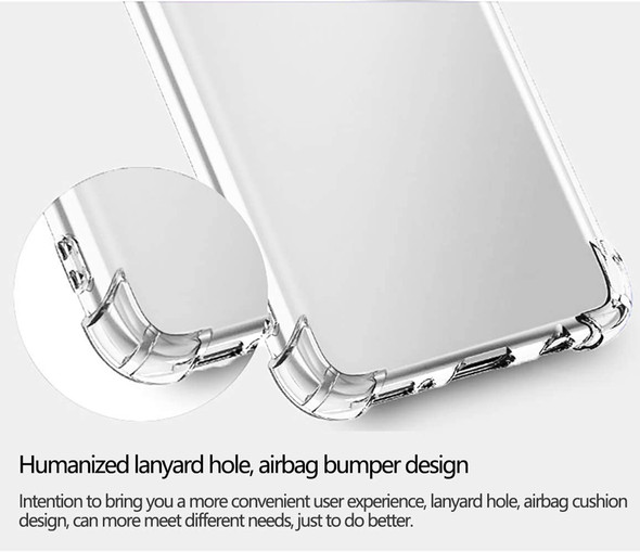 Crystal Clear Ultra Slim Lightweight Tpu Cover Shock-Absorption Bumper Transparent Shockproof for Samsung Galaxy A10