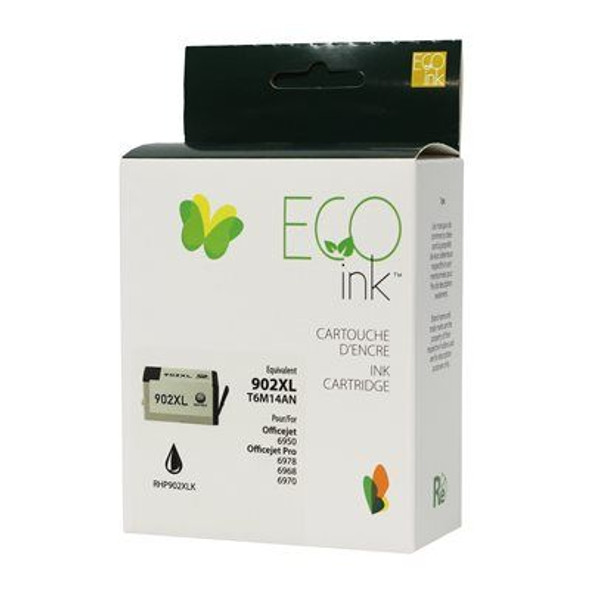Compatible HP 902XL Black High Yield Ink Cartridge - Eco Ink - Box