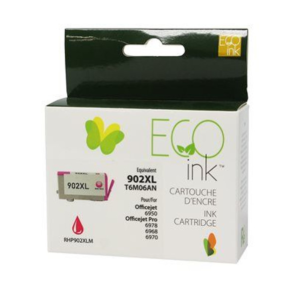 Compatible HP 902XL Magenta High Yield Ink Cartridge - Eco Ink - Box