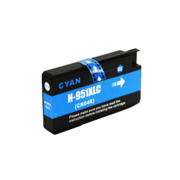 Premium Ink H-951XL Cyan Ink Cartridge - HP compatible