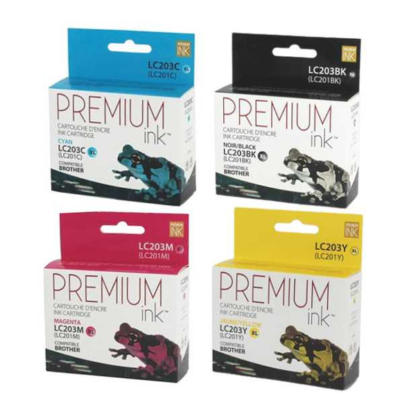 Compatible Combo Pack Brother LC203 XL Ink Cartridge - Premium Ink Ink Cartridge