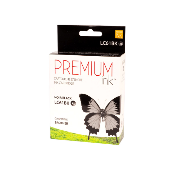 Box Premium Ink LC61 Black XL Cartridge Brother
