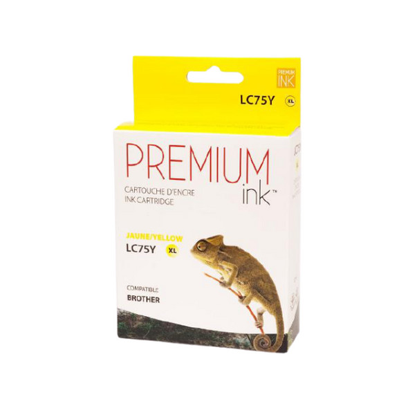 Box Premium Ink LC75 Yellow XL Cartridge Brother