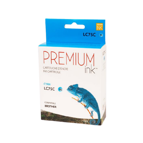 Box Premium Ink LC75 Cyan XL Cartridge Brother