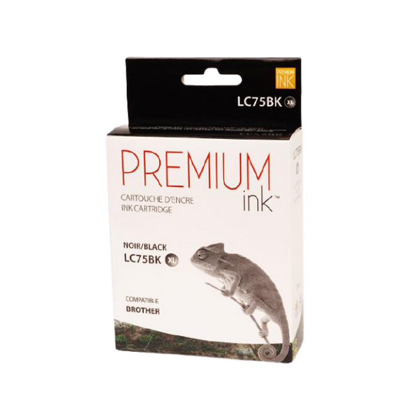 Box Premium Ink LC75 Black XL Cartridge Brother