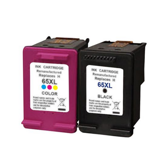 Full Color Set - Compatible HP 65XL Ink