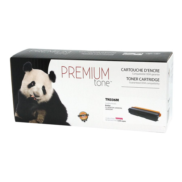 Compatible Brother TN336M Toner Cartridge - Premium Tone