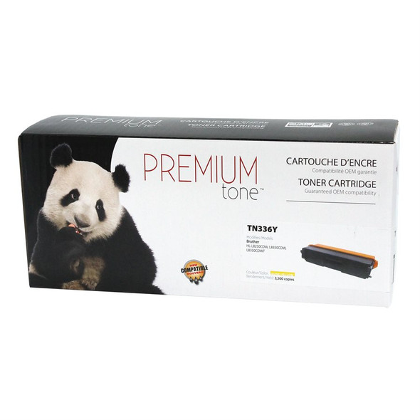 Compatible Brother TN336Y Toner Cartridge - Premium Tone