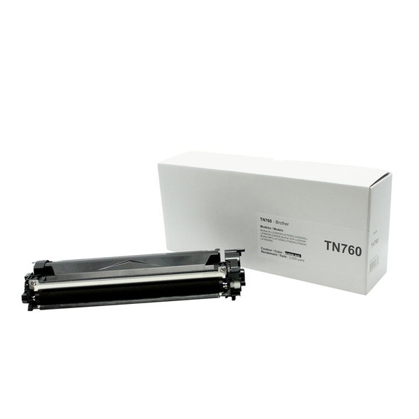 Compatible Brother TN760 Toner Cartridge - Economic