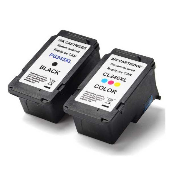 Compatible Combo Pack Canon CL 246XL & 245XL Ink Cartridges - Eco Ink Ink Cartridge