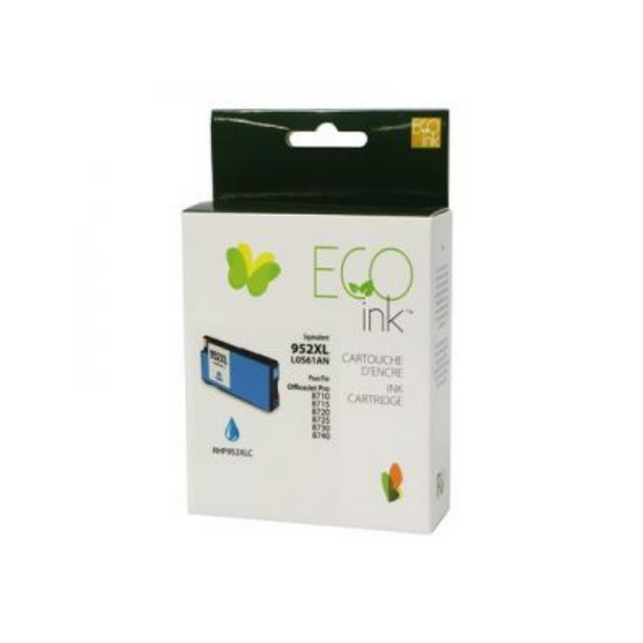 Compatible HP 952XL Cyan Ink Cartridge - Eco Ink box