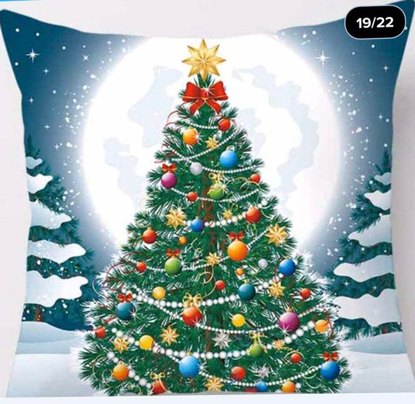 LED Lights Christmas Decoration Pillowcase  45x45cm, Design 14