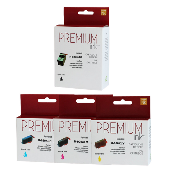 Combo Pack - Compatible HP H-920XL Ink Cartridges - Eco Ink