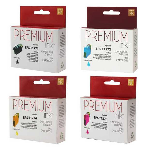 Compatible Combo Pack EPSON 127Black & Colors Ink Cartridge - Premium Ink Ink Cartridge